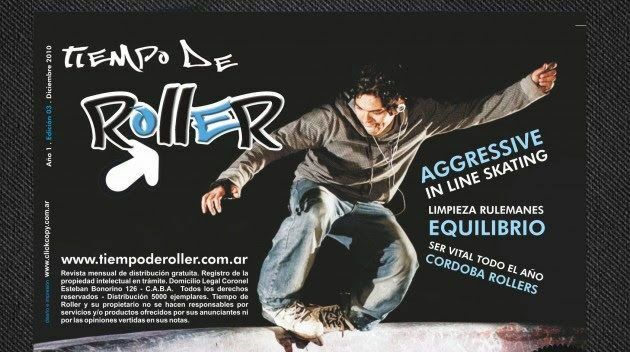 Muestra de trabajo realizado para Tiempo de Roller Revista