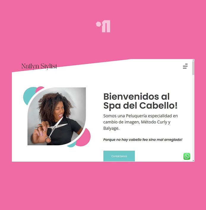 Diseño web para estilista y marca personal | Nailyn Stylist