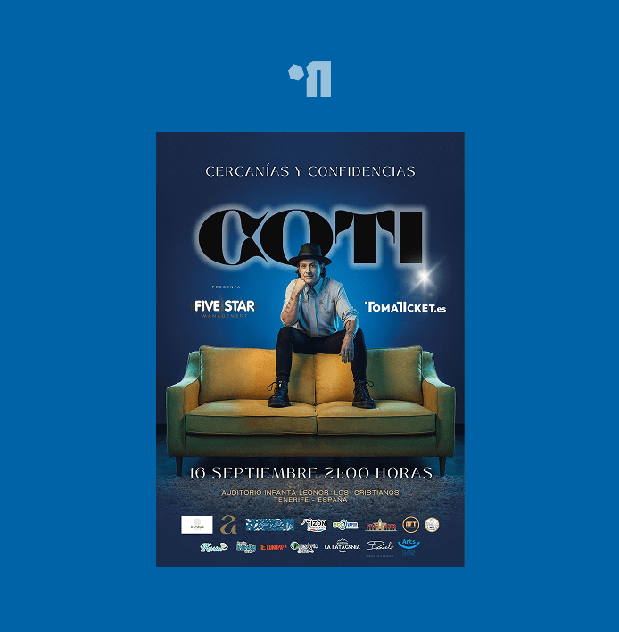 Diseño gráfico para proyecto artístico y gira cultural | Coti Sorokin – Gira Canaria