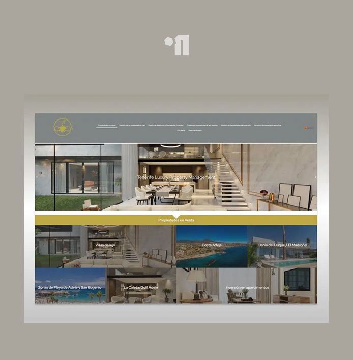 Desarrollo web inmobiliario con alquiler vacacional integrado | Tenerife Luxury Property Management