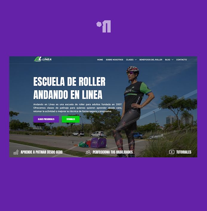Diseño web y branding para proyecto deportivo | Andando en Línea