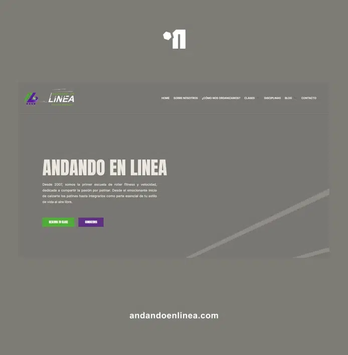 Diseño web y branding para proyecto deportivo | Andando en Línea