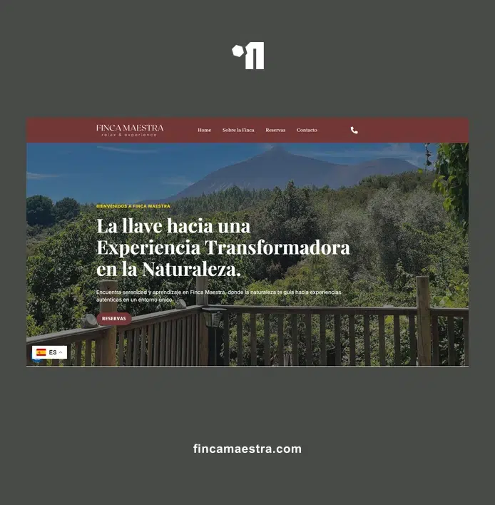 Diseño web para apartamentos vacacionales | Finca Maestra