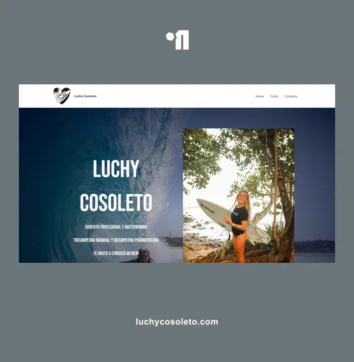 Diseño web para marca personal | Luchy Cosoleto