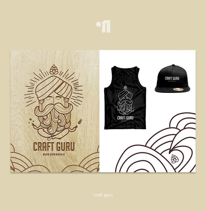 Diseño de identidad visual y branding cervecero | Craft Guru Beer