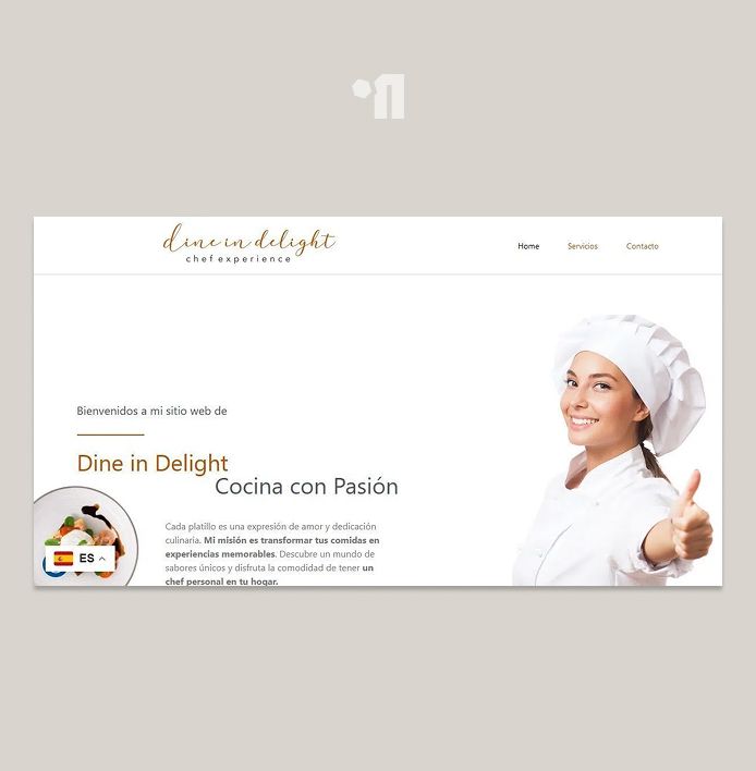 Diseño web para proyecto gastronómico | Dine in Delight