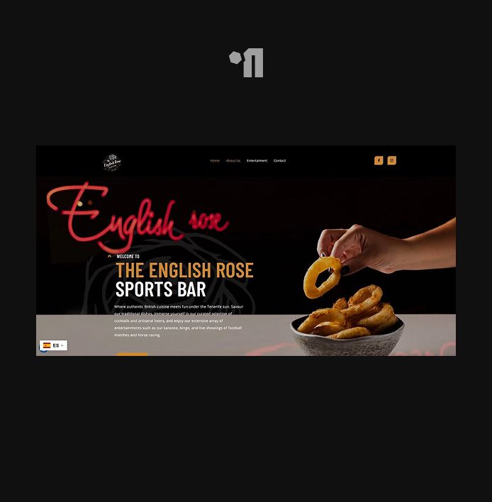 Diseño gráfico e identidad visual para proyecto gastronómico | The English Rose Tenerife