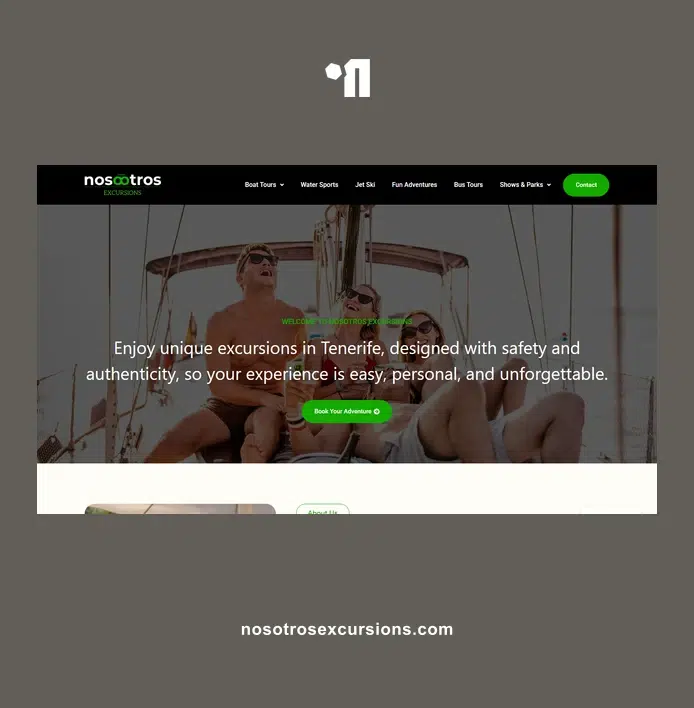 Diseño web y tienda online para agencia de excursiones | Nosotros Excursiones