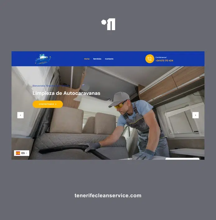 Diseño web para empresa de limpieza profesional | Tenerife Clean Service