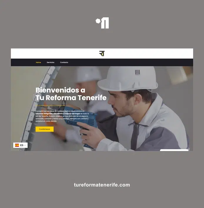 Diseño web corporativo para empresa de reformas en Tenerife: Tu Reforma Tenerife