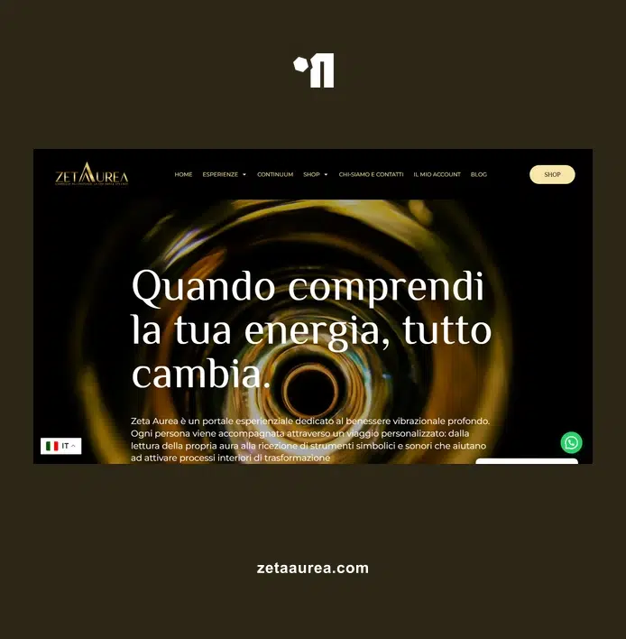 Diseño web para marca de belleza online: Zeta Áurea
