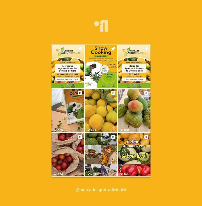 Gestión de redes sociales para Mercado Agrotradicional Guía de Isora