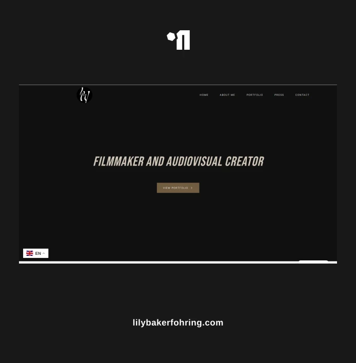 Diseño web para filmmaker y creadora audiovisual: Lily Baker Fohring