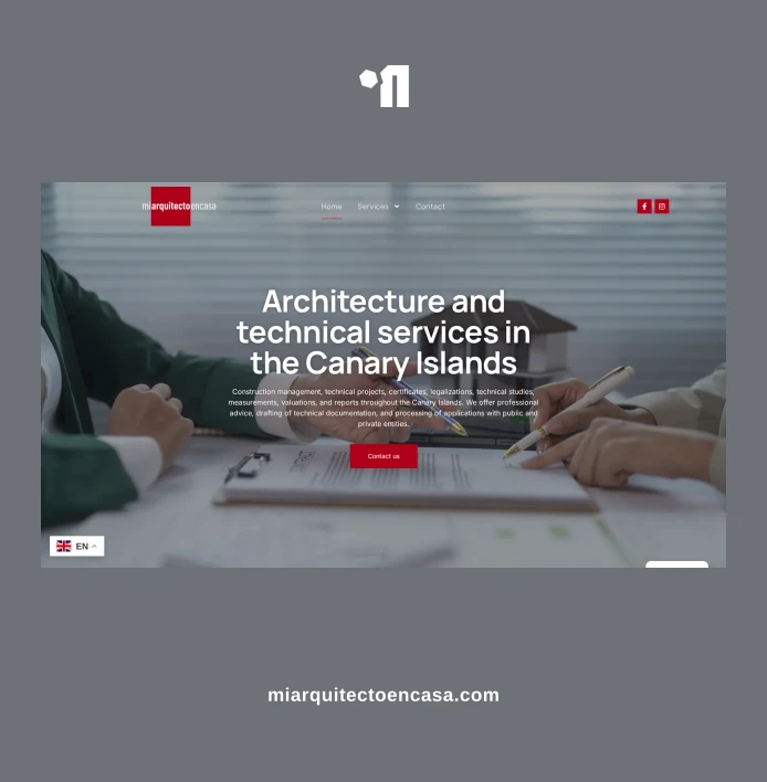 Diseño web para estudio de arquitectura: Mi Arquitecto en Casa